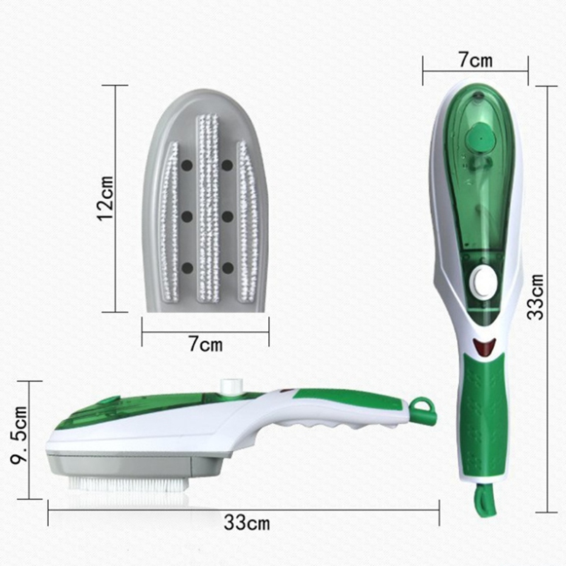1000W Handheld Garment Steamer Brush Portable Steam Iron for Clothes Steam Generator Steamer for Underwear-EU Plug

