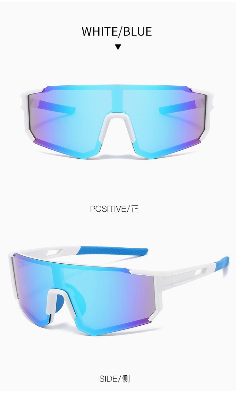 Polarized Sports Sunglasses, UV Protection Windproof Cycling Sunglasses for Men Women, Lightweight Outdoor Running Sunglasses 1060 Style for Hiking, Marathon, Driving and Fishing
