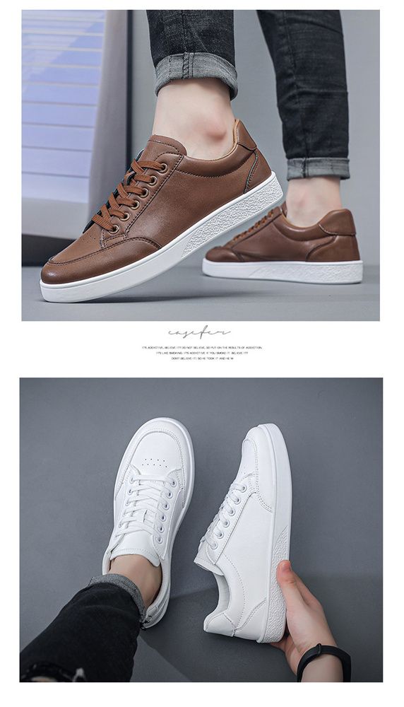 2024 autumn new men's shoes street board shoes Male Korean version student men's small white shoes Fashion casual shoes Fashion shoes G138