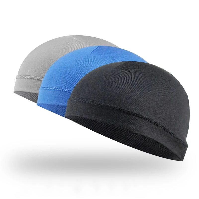 YM Summer Unisex Quick Dry Pullover Caps For Men Anti-Sweat Outdoor Sport Cycling Bicycle Men's Caps Riding Cap Inner Cap Skull Hat