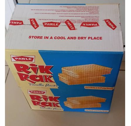 PARLE RIK RAK BISCUIT CHOCOLATE, BANANA MILK, STRAWBERRY, VANILLA, 18g