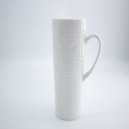 Ceramic Big Capacity Swirl Ribbed Glaze Non-Slip Espresso, Latte, Coffee Mug- T-56