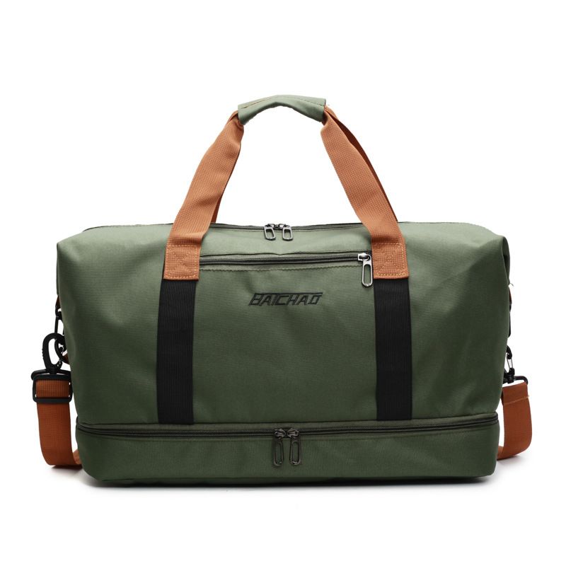 New yoga fitness bag, short-distance business trip large-capacity luggage storage bag, waterproof independent shoe compartment travel bag