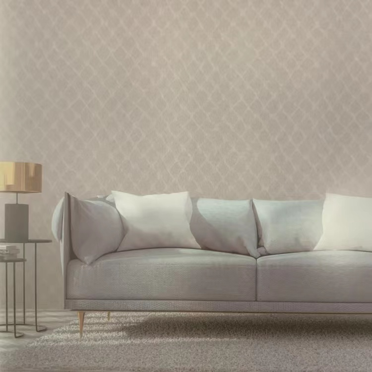 9 Meters x 0.53 Meters Vertical Strip Reflective Diamond Wallpaper Simple Modern Non-woven Wallpaper