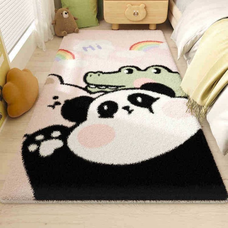 40*120cm,50*120cm,60*160cm,80*180cm,80*200cm Cartoon bedroom bedside carpet, dirt resistant carpet CRRSHOP Children's room carpet, bedroom thick plush pad free shipping mat