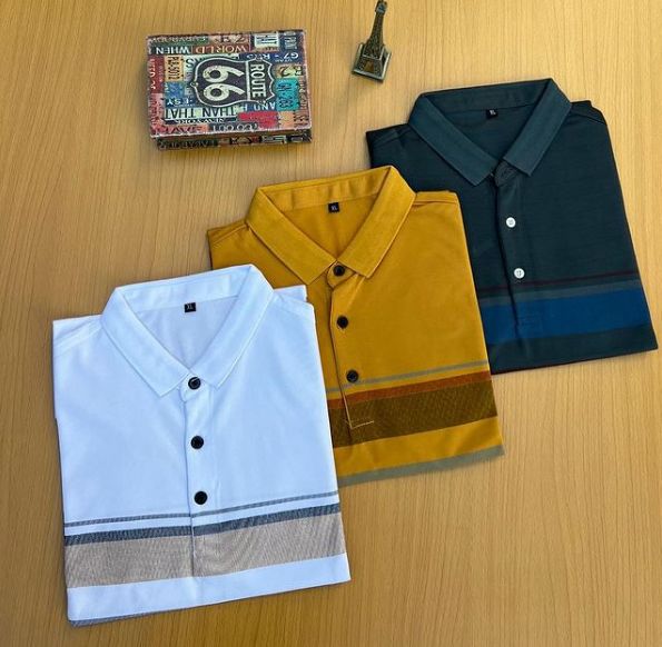 Luxury High-Quality Golf Wear Performance Print Mens Designer Tshirt Cool Dry Polo Shirts For Men