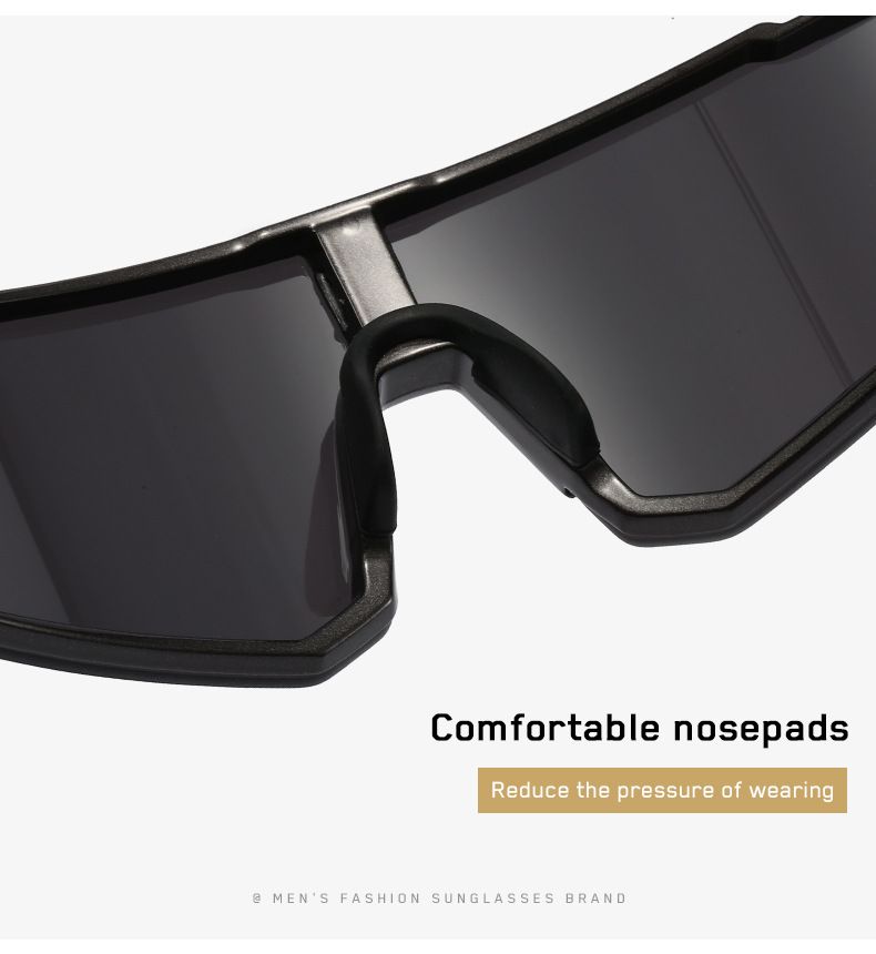 Polarized Sports Sunglasses, UV Protection Windproof Cycling Sunglasses for Men Women, Lightweight Outdoor Running Sunglasses 1060 Style for Hiking, Marathon, Driving and Fishing
