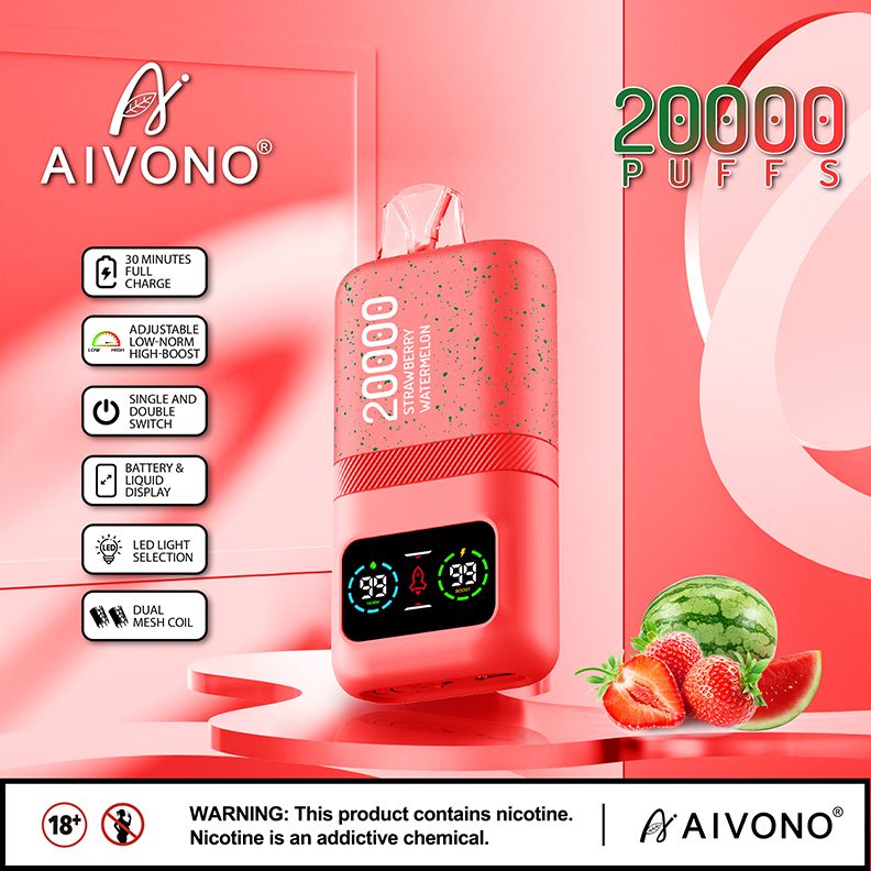 1 pcs 20K Vape-20000 puffs Vape Disposable e-cigarette Puffs 5% or 2% 20000 puffs Cool Mint OEM 600~25K PUFFS