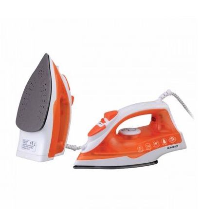 1600W Electric Steam Iron Self-cleaning system With Non-Stick Ceramic Plate