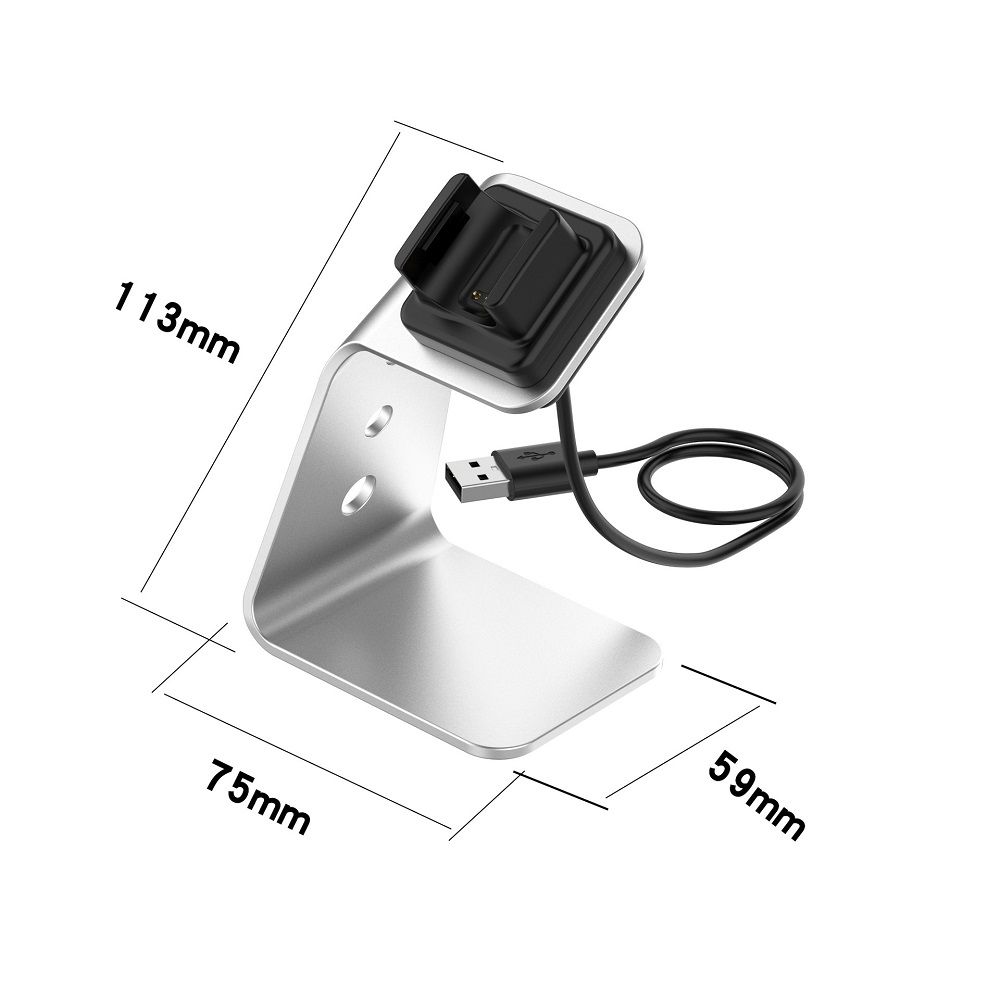 Aluminum smartwatch charger for Fitbit charge4, charge4 SE, charge3, charge3E