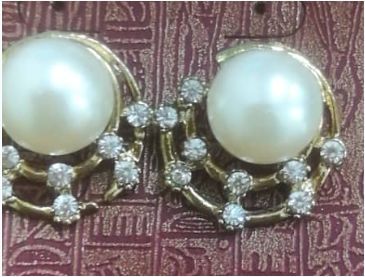 Diamond Earrings Gemstone Garnet Stud Earring Jewelry -Wedding  Earring for Women
