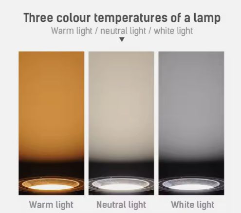 LED 220V Downlight 3 Colors Pin Light LED Ceiling Light Discolourable 5W Spot LED Recessed Mounted Bedroom