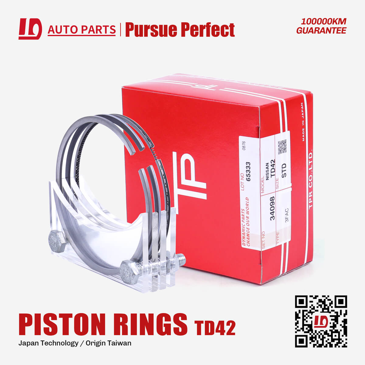 TP,TD42,Engine,Piston Rings,OEM34098,NISSAN TospinoMall online