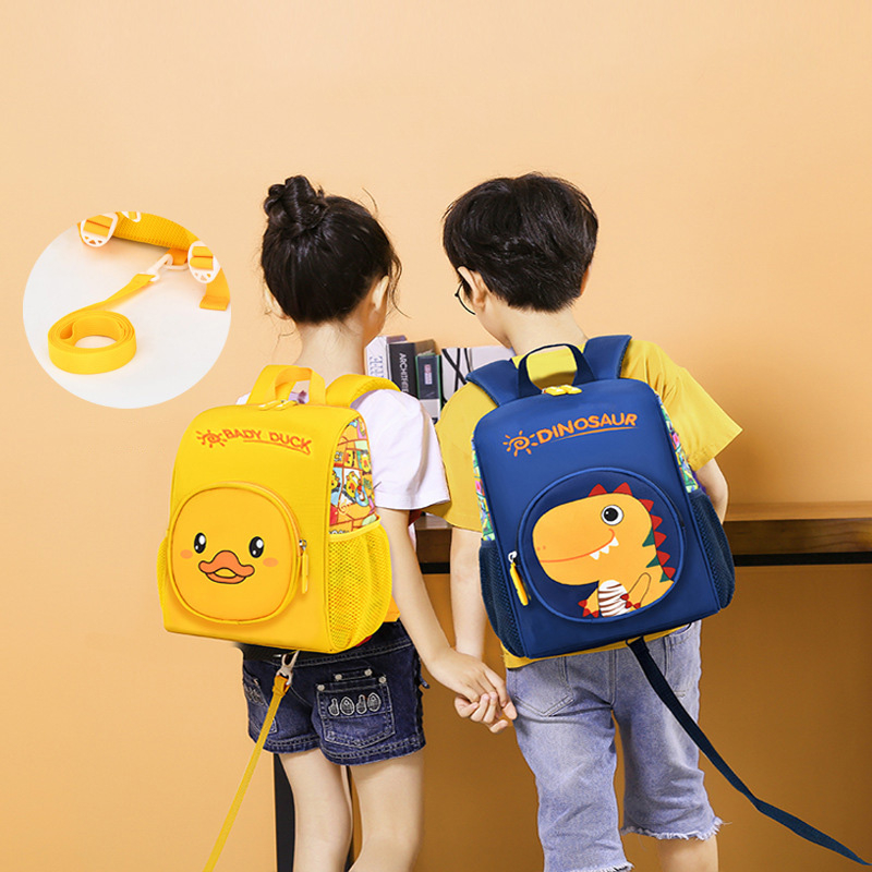 Cartoon Students Toddler Schoolbag Spine Protection Shoulder Backpack Cute Schoolbags