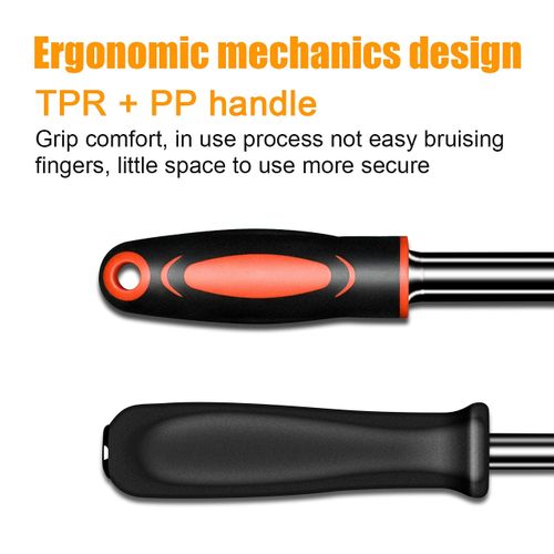 Mythco 46Pcs Socket Wrench Set - Auto Repair Tool Kit Black