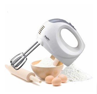 Sonifer SF-7004 Five(5) Speed Manual Electric Hand Mixer - 150W- White