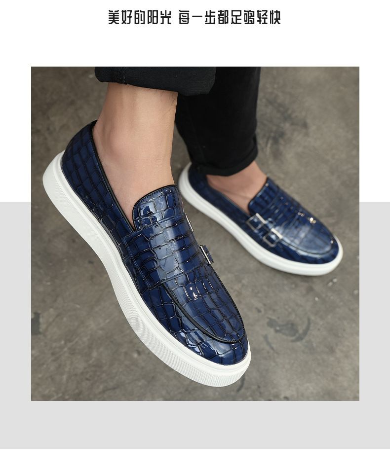 Men's summer breathable 2025 new style casual one-step loafers, men's business formal leather shoes
