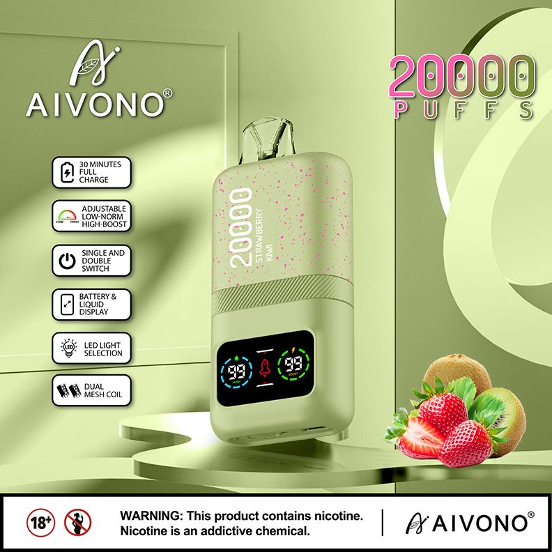 10 pcs 20K Vape-20000 puffs Vape Disposable e-cigarette Puffs 5% or 2% 20000 puffs Cool Mint OEM 600~25K PUFFS
