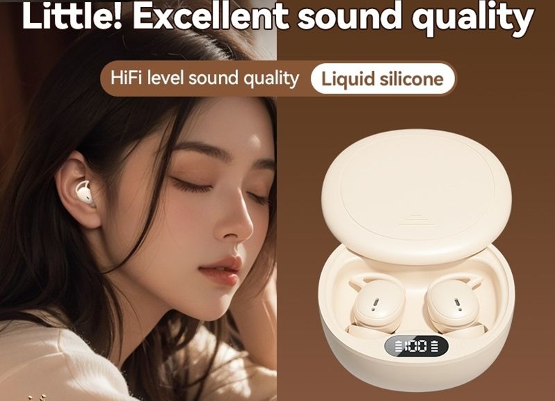 tws bluetooth headset sleeping headset noise reduction bluetooth headset wireless bluetooth 5.4 private model mini in-ear ultra-long battery life high-quality music outdoor sports bluetooth headset