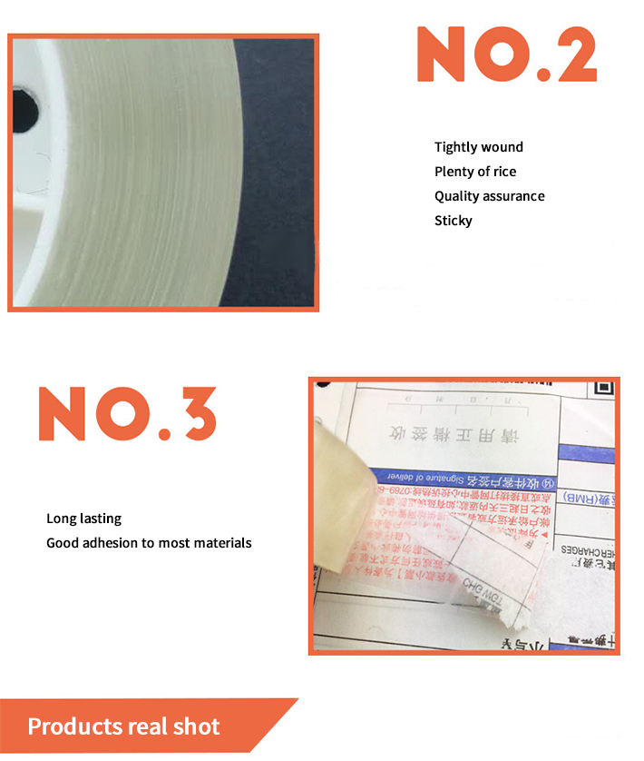 Multifunction Transparent Tape Clear Tape Gift Wrapping Refill Roll for Office, Home, School
