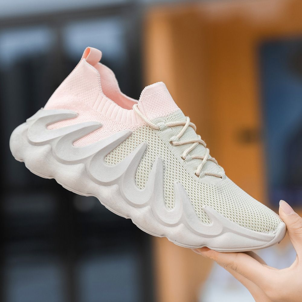 Women's sports casual shoes popular student running shoes Octopus thick sole fashion new color matching women's shoes Zm-970