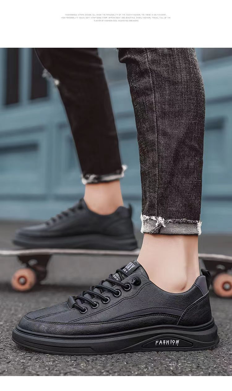 256 Men's Versatile Comfortable Soft-Soled Low-Top Shoes Lace-Up Breathable Sneakers