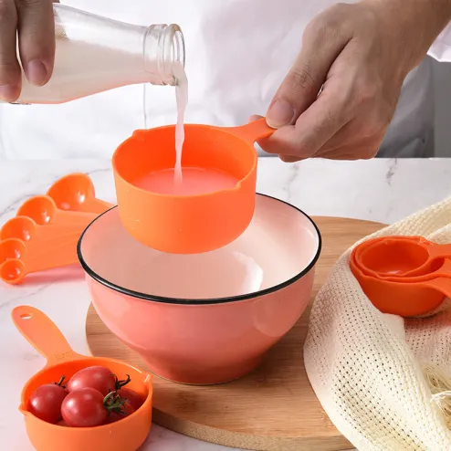 Measuring Cups and Spoons Set of 10 | U-Taste Orange