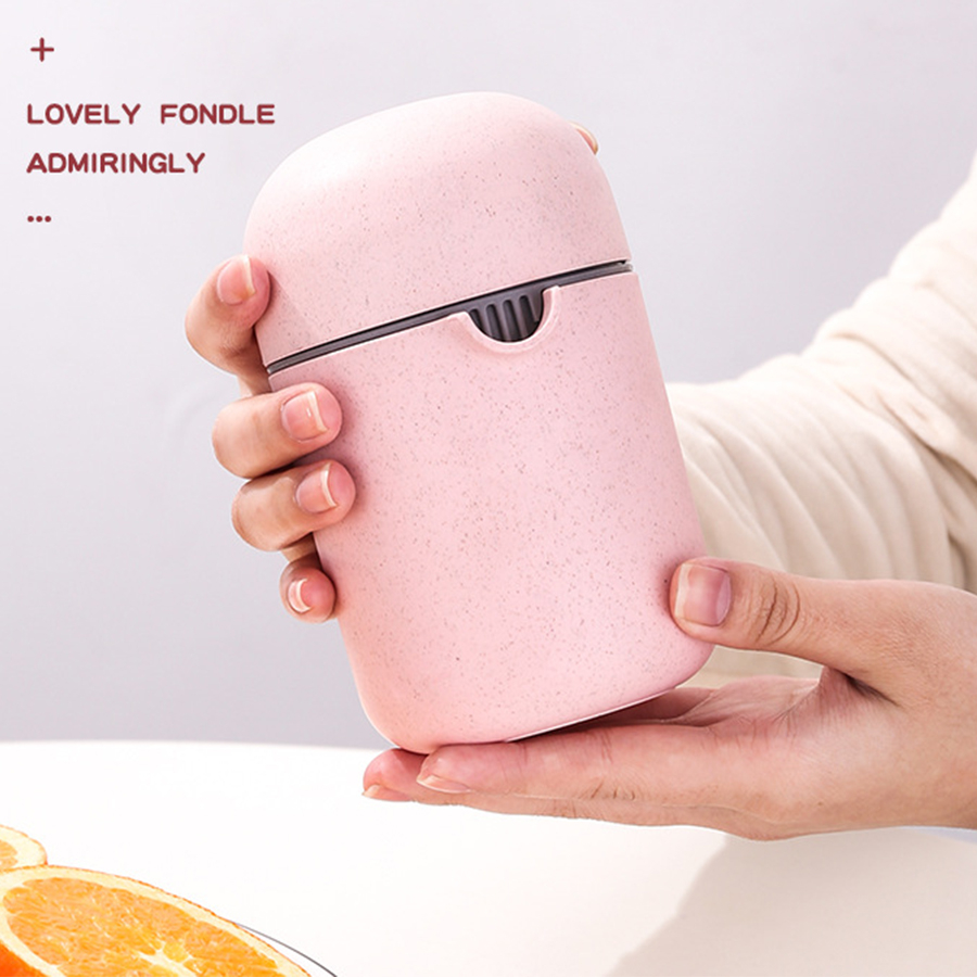 Manual Juicing Cup Wheat Straw Juicer Mini Portable Juicer Orange Lemon Juicer