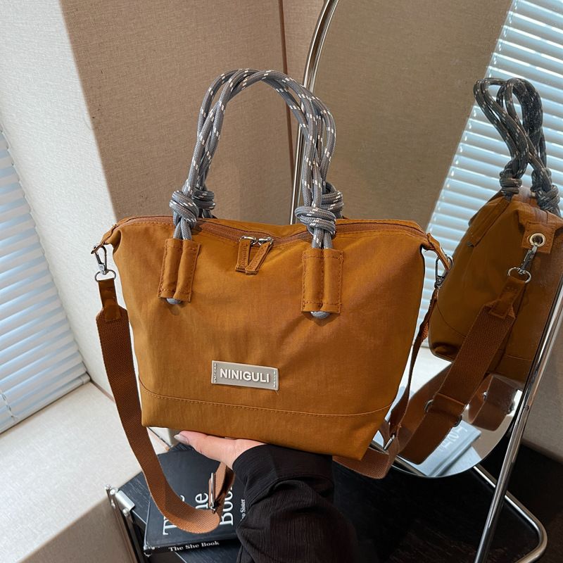 Large Capacity Commute Handbag Women Korean Ins Trendy Simple Versatile Shoulder Crossbody Bag
