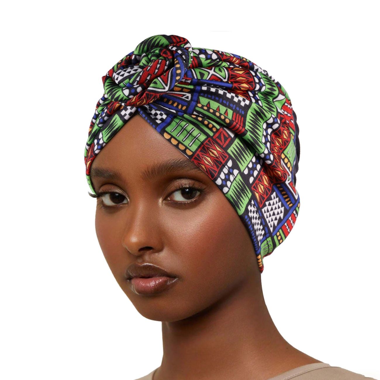 African style swirl knotted turban hat cap fashion decorative hat
