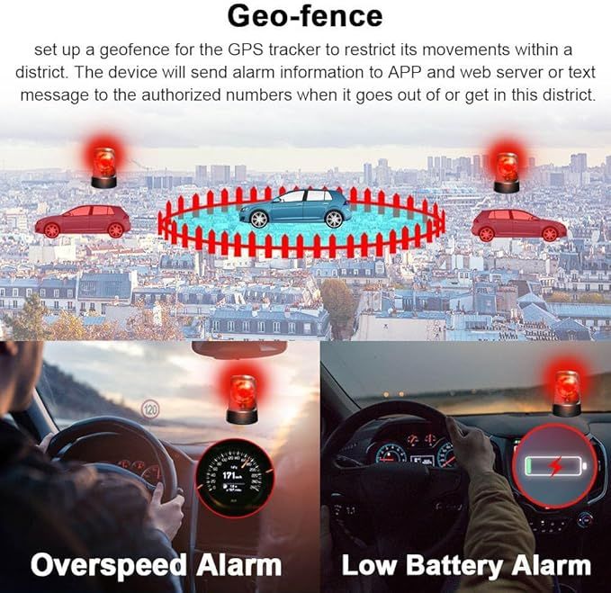 Car GPS Tracker for Vehicles Real-time Locator GPS/GSM/GPRS/SMS Tracking Cars Antitheft with Mobile APPs Network Vehicle GPS Tracker for Motorcycle & Car Anti-Theft – Ultra-Long Battery Life GPS Satellite Locator