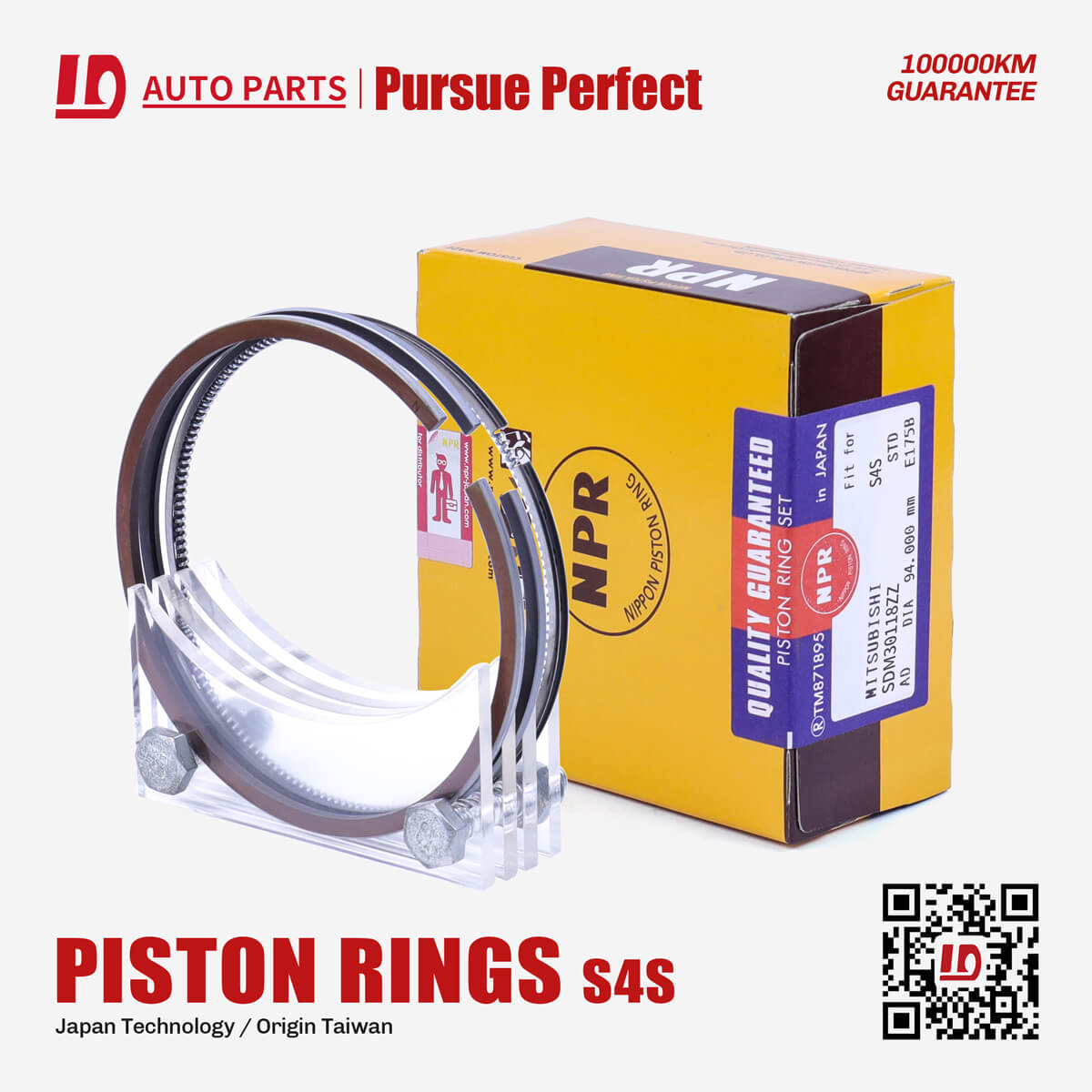 NPR S4S Engine Piston Rings OEM:SDM30118ZZ for MITSUBISHI