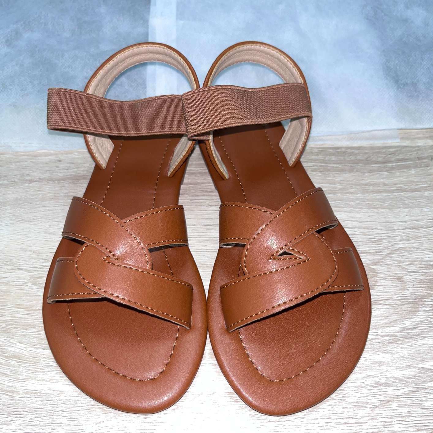 Girls Boys Children Beach Shoes Fashion Retro Style Soft-Soled Pu Leather Casual Sandals for Kids 