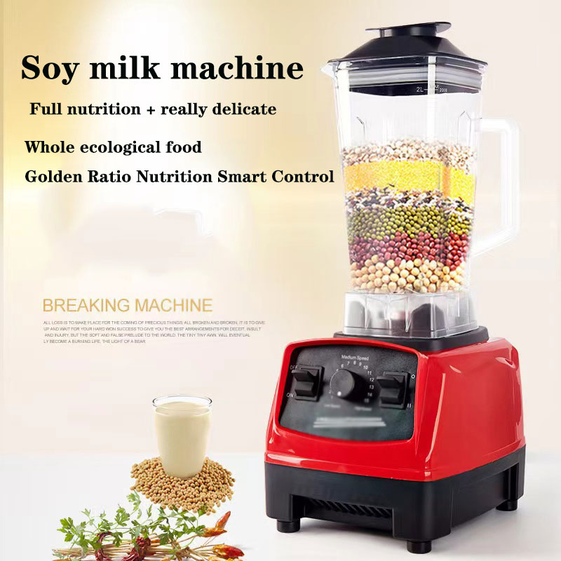 Cozy Cottage Wall breaker meat grinder Blender for Kitchen Professional Cooking Blender, Versatile Kitchen Appliance BPA-Free Blender Carafe - Speed Blender Soymilk Grain Grind Makerfor Shakes and Smoothies, Nut Butters, Soups, Dips, Hummus 2L

