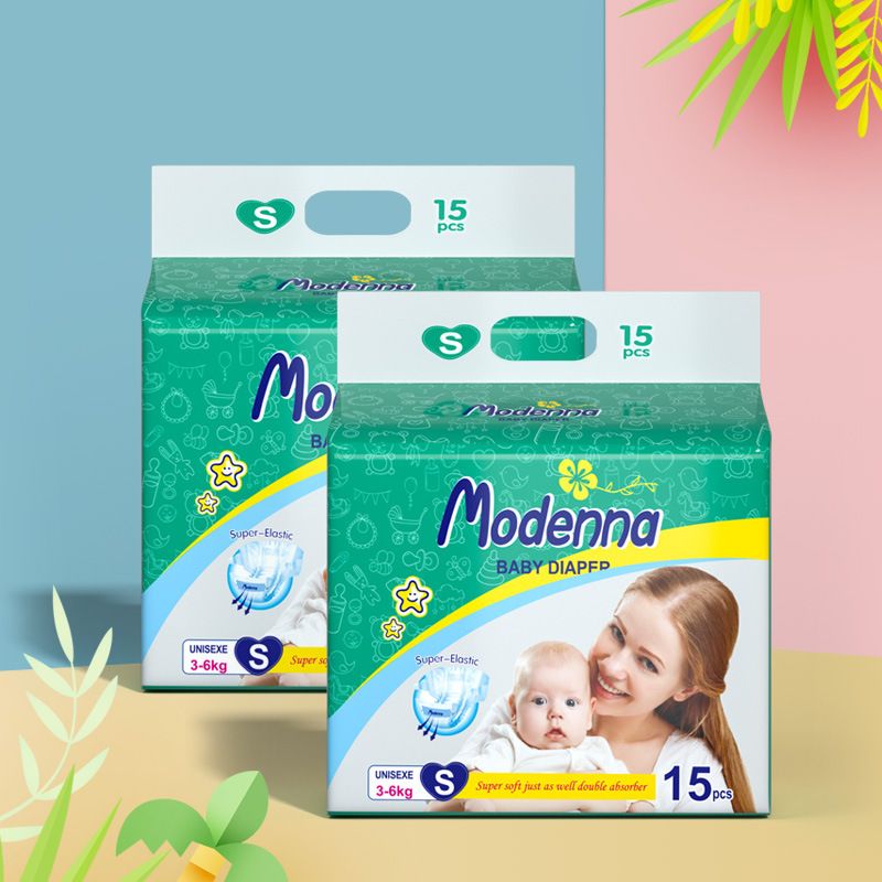 Baby diaper Dry and breathable CRRSHOP S 15 pieces/pack M 12 pieces/pack L 10 pieces/pack 