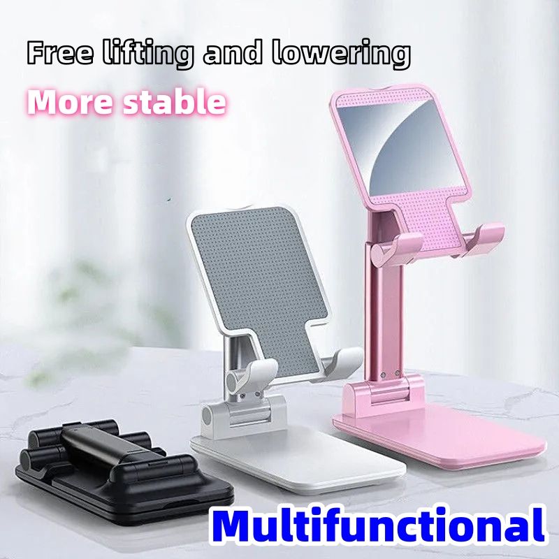 Mobile phone holder, live streaming, lifting and folding multifunctional universal support stand Phone Holder 