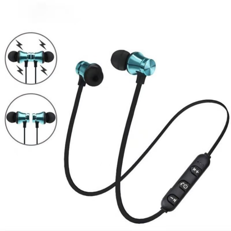 Magnetic Wireless Bluetooth Earphones Music Headset Phone Neckband Sport Earbuds Earphone With Mic For All Phone