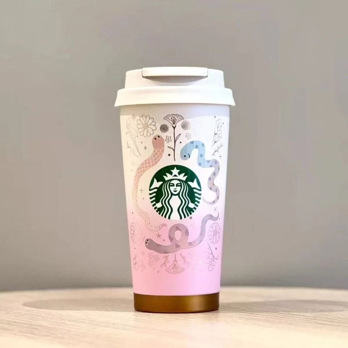 American-style cup insulated cup straw car water cup for men and women high-end appearance stainless steel coffee cup lid