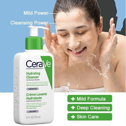 Cera Ve 473ML Body Moisturizing Lotion Face Blemish Control Cleanser SA Smoothing Cleanser and  Hydrating Cleanser