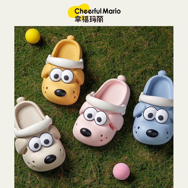 Happy Mary children's Crocs new cartoon EVA baby slippers home soft wear non-slip girls' sandals