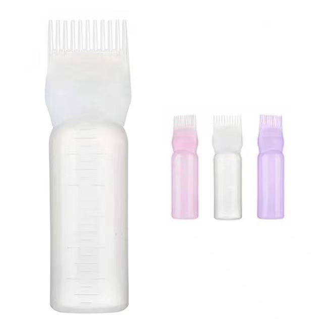Hair Dye Applicator Brush Bottles Dyeing Shampoo Bottle Oil Comb Hair Dye Bottle Applicator Hair Coloring Styling Tool