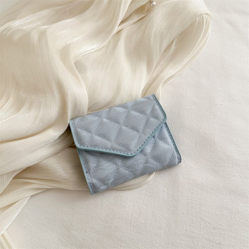 Miss DG 2025 new fashion clutch coin purse girls card bag simple small square bag