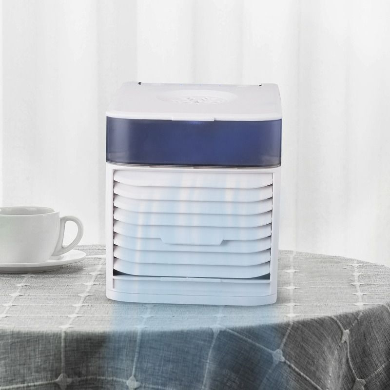 New third generation mini air cooler, USB charging small portable cooling fan, home desktop mini air conditioner