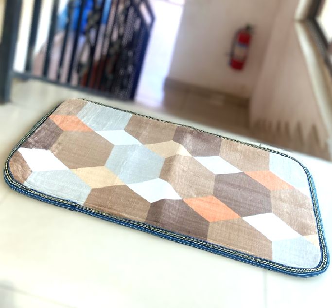 Random Multicolor pick new wide range colorful Vibrant World Random foamy Colorful door mat cotton high-quality water absorbent decorative floor mat rags (RANDOM PICKS}