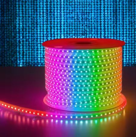 Strip Light LED Lighting Waterproof 110v/220v SMD5050 100M 1PCS 16colors Remote control RGB Led Strip Light 100M/Roll for Home Decor