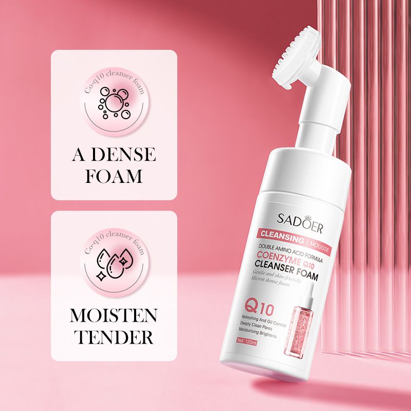 SADOER Coenzyme Q10 Amino Acid Cleansing Mousse Cleansing Foam Cleanser