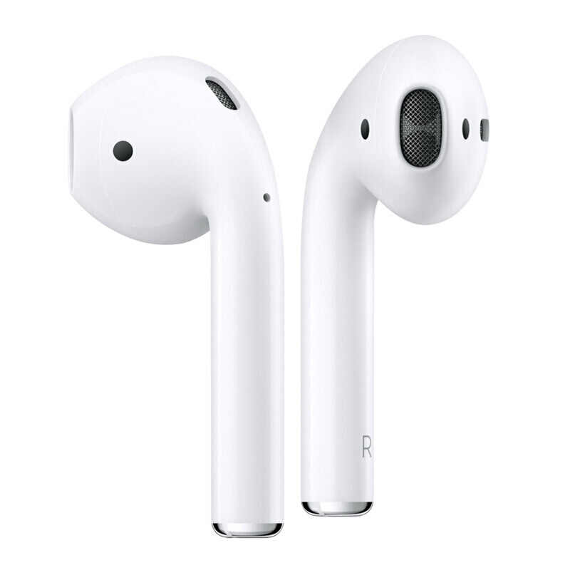 Apple AirPods (2nd Generation) Wireless Earbuds with USB-C Charging, Up to 2x Active Noise Cancelling Bluetooth Headphones, Transparency Mode, Adaptive Audio, Personalized Spatial Audio (Used)