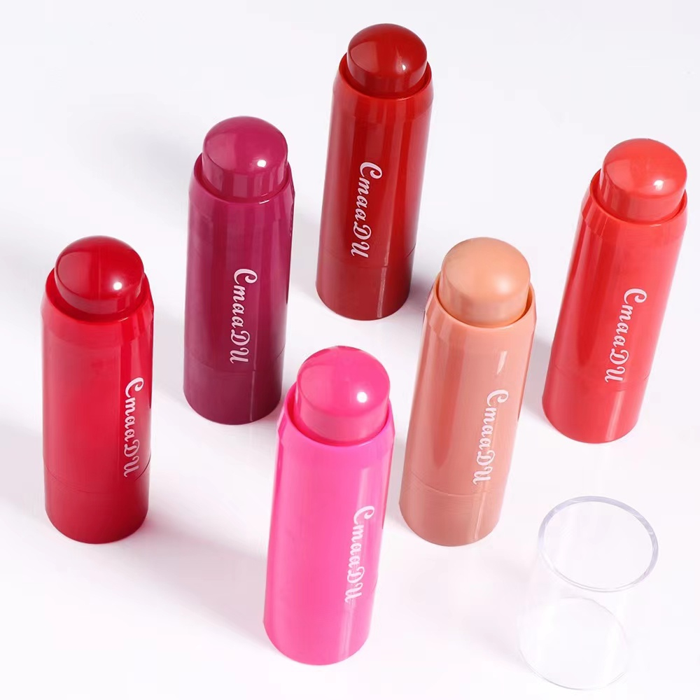 CmaaDu  Lipstick Eye shadow Powder blusher 3way  3in1 Makeup colour stick for cheeks and lips&eyeshaow Long Lasting Velvet Liquid Lipstick   Sexy Lip Tint