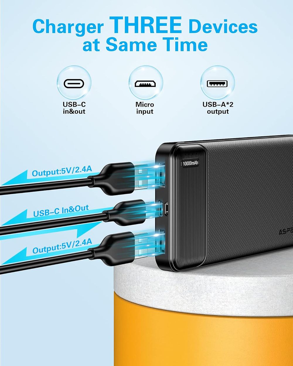  Power Banks External Battery Bank- Quick Charge Fast Charging Powerbank