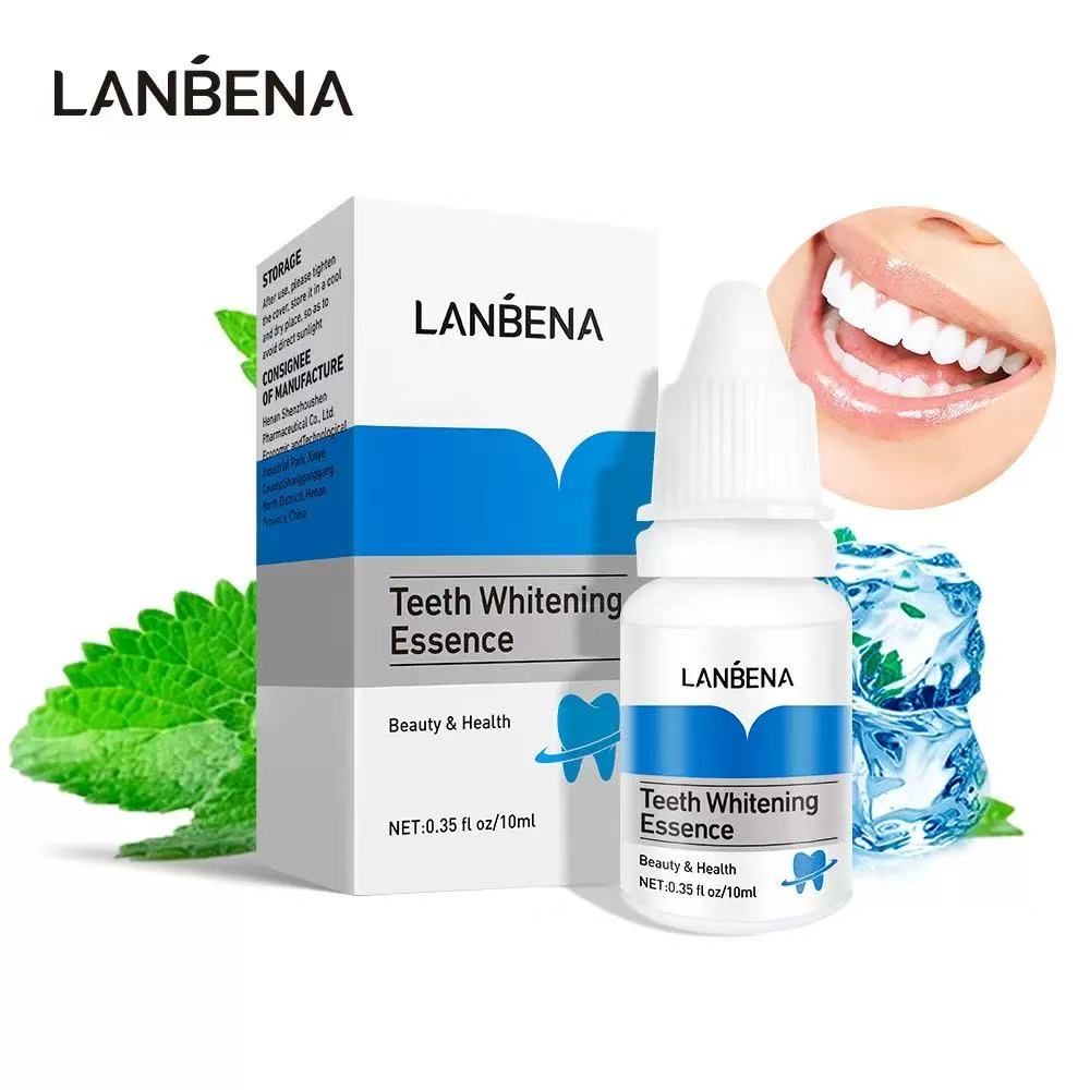60ml LANBENA Teeth Whitening Essence Powder Oral Hygiene Cleaning Serum Removes Plaque Stains Tooth Bleaching Dental Tools 